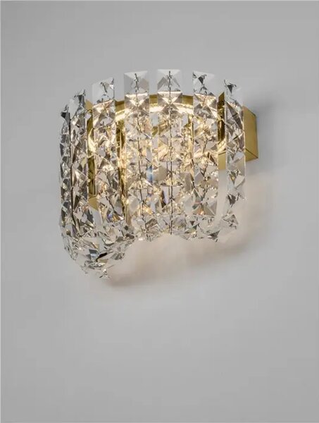 CELYSIA KRISTALNA ZIDNA LED SVJETILJKA ZLATNA 12W IP20 3500K NL9019762