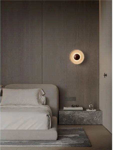 CERIO ZIDNA LED SVJETILJKA TRAVERTIN/SMEĐE DRVO 4W IP20 3000K NL9019754