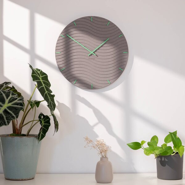 Zidni sat Luxhora Rivella Light Grey 11 boja kazaljki