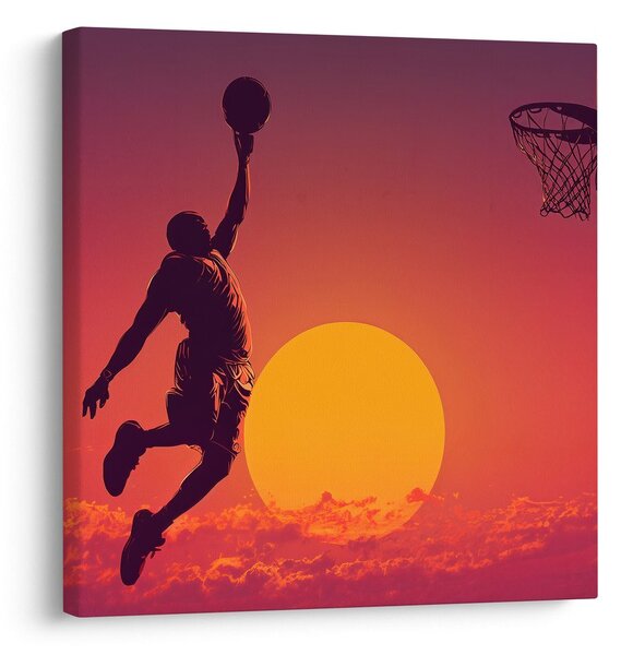 Slika slam dunk pri zalasku