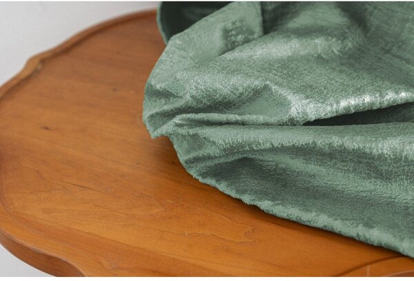 Zavjesa za zamračivanje LOOM VELVET 140x250 cm, zelena Sistem za vješanje: Metalni prstenovi