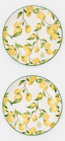 Sinsay - Keramički tanjuri s motivom limuna 2 pack