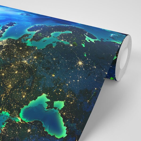 Fototapeta blistavi plavi planet