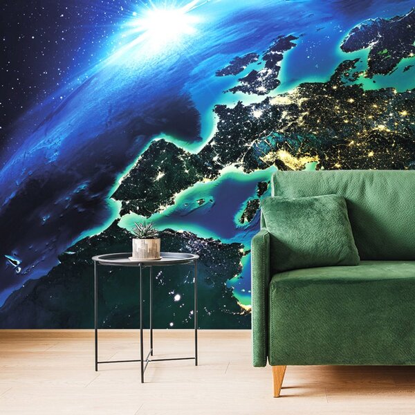 Fototapeta blistavi plavi planet