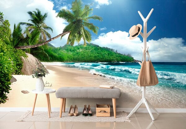 Fototapeta prekrasna plaža na otoku Šejšeli