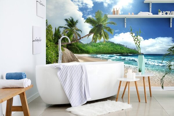 Fototapeta prekrasna plaža na otoku Šejšeli