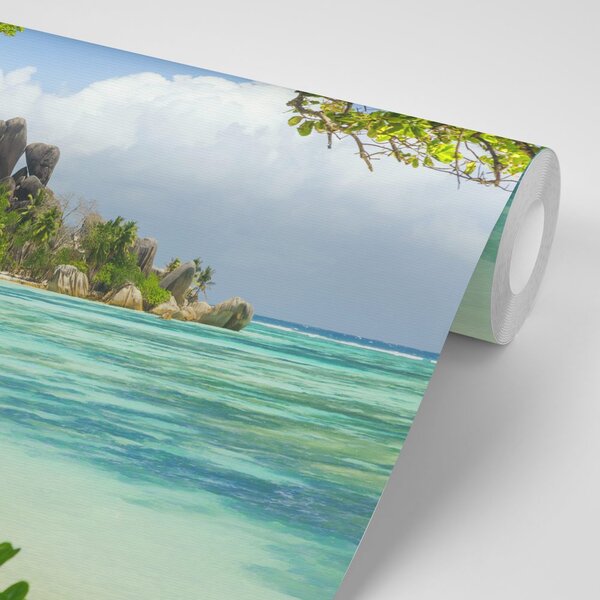 Fototapeta prekrasna plaža na otoku La Digue