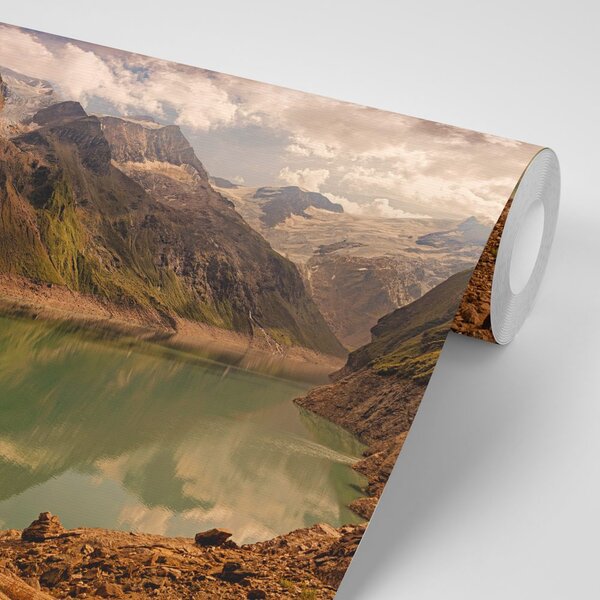 Fototapeta jezero u planinama