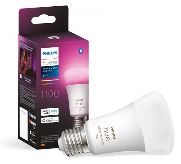 Philips Hue PAMETNA ŽARULJA LED 1xE27/11W/2200-6500K+RGB/1100lm PRIGUŠIVA 8719514291171