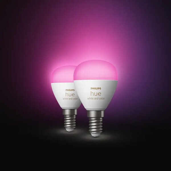 Philips Hue WHITE & COLOR AMBIANCE LED ŽARULJA 2×E14/5,1W/2000-6500K+RGB/470lm 8719514491281