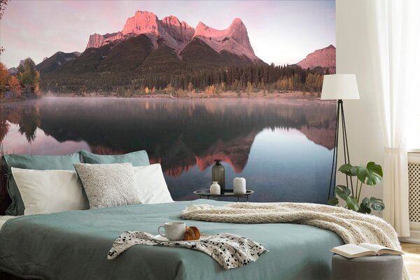 Fototapeta zalazak sunca iznad Dolomita