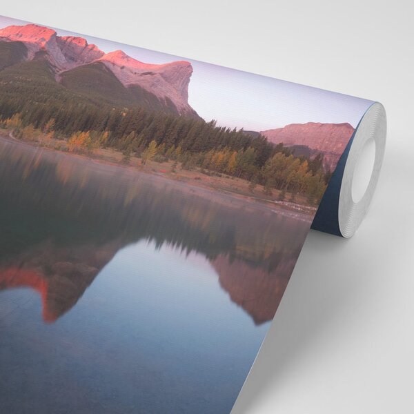 Fototapeta zalazak sunca iznad Dolomita