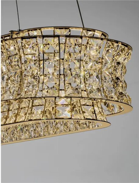 CELYSIA KRISTALNI LED LUSTER 74W IP20 3500K TRIAK PRIGUŠLJIVA NL9019778