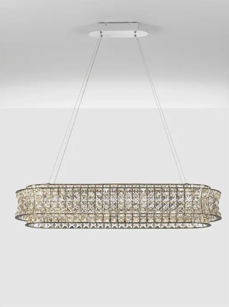 CELYSIA KRISTALNI LED LUSTER 74W IP20 3500K TRIAK PRIGUŠLJIV NL9019777