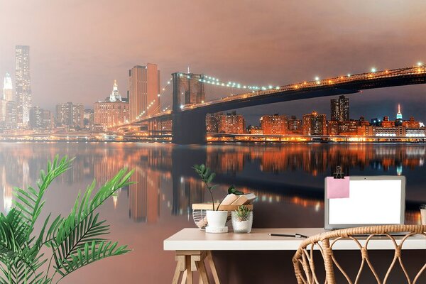 Fototapeta most u Manhattane-u