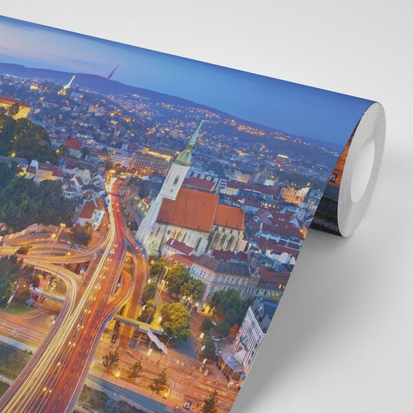 Fototapeta večer u Bratislavi
