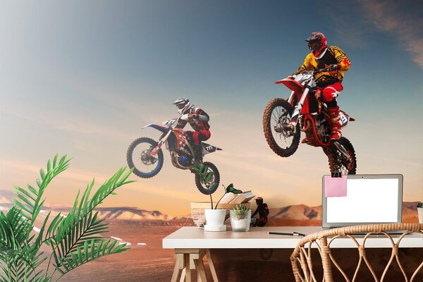 Fototapeta motociklisti