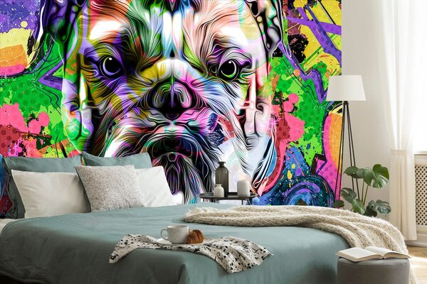 Tapeta pop-art buldog