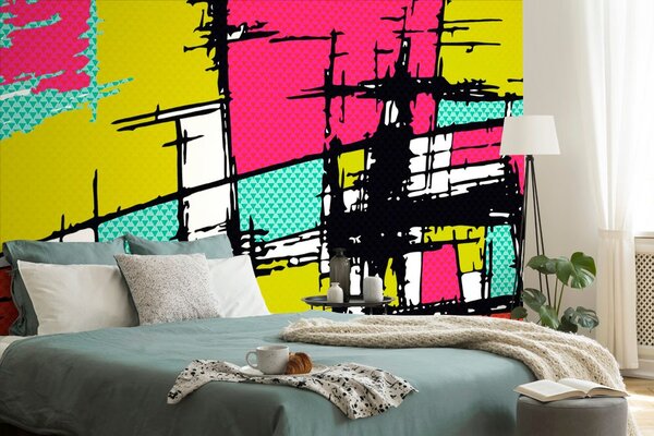 Tapeta mladenački pop-art