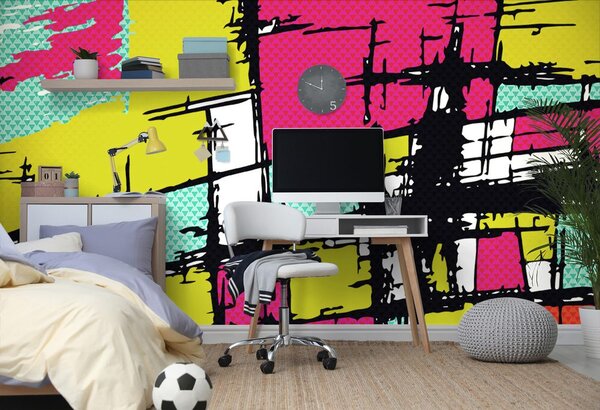 Tapeta mladenački pop-art