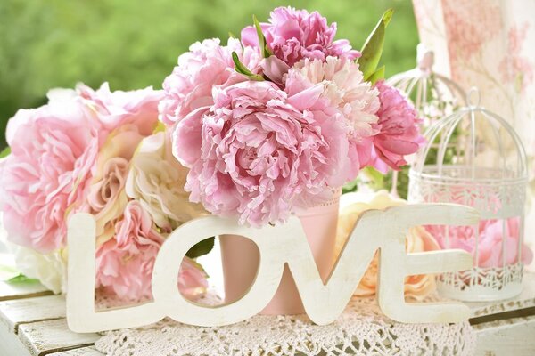 Fototapeta romantičan natpis Love