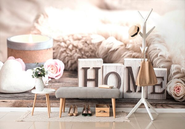 Fototapeta mrtva priroda s natpisom Home