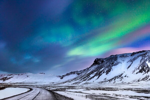 Fototapeta norveška polarna svjetlost