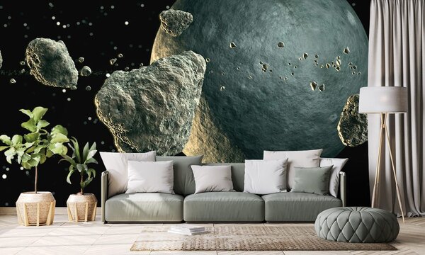 Tapeta meteori oko planete
