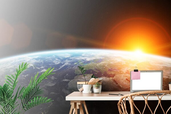 Fototapeta pogled na planet iz svemira