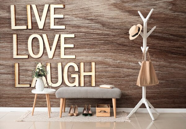 Tapeta s riječima - Live Love Laugh