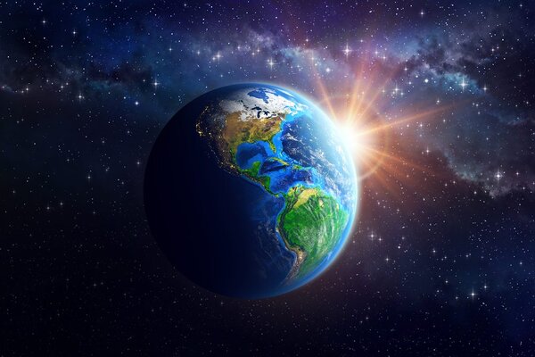 Tapeta plavi planet Zemlja