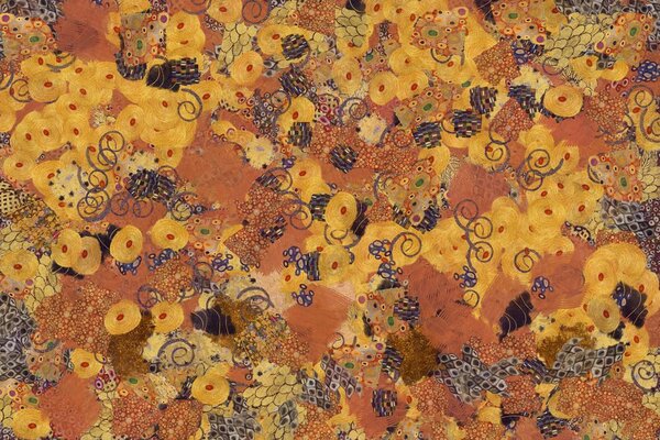 Tapeta apstrakcija inspirirana G. Klimtom
