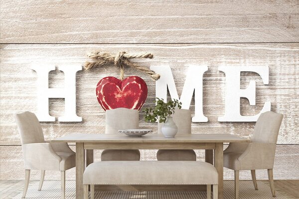Tapeta s natpisom Home