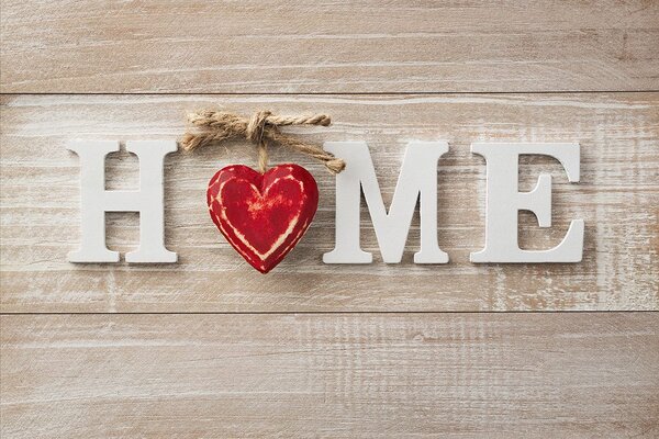 Tapeta s natpisom Home