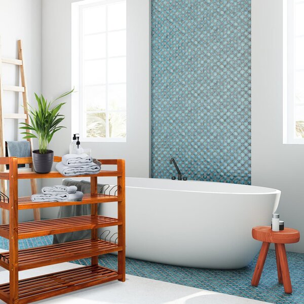 Regal za cipele RUSTIC, 5 polica, 75x26x82 cm, prirodno smeđi Casaria