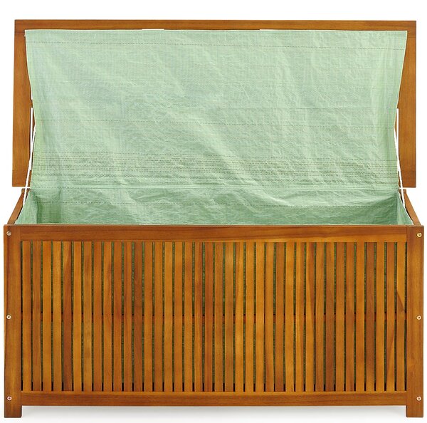 Drvena kutija za pohranu ACACIA, 117x50x59 cm, prirodna smeđa Jurhan