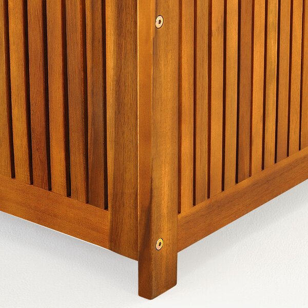 Drvena kutija za pohranu ACACIA, 117x50x59 cm, prirodna smeđa Jurhan