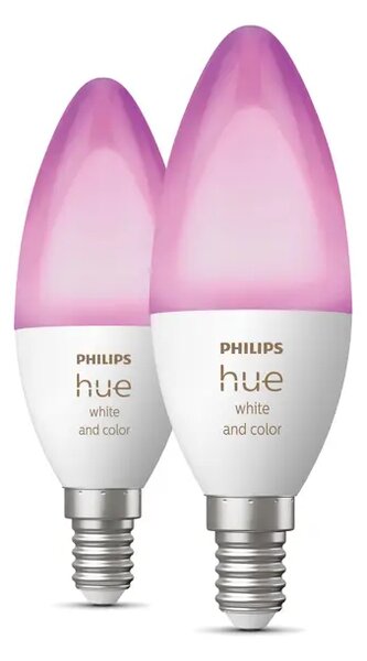 Philips Hue WHITE & COLOR AMBIANCE LED ŽARULJA 2×E14/4W/2000-6500K+RGB/470lm 8719514356719