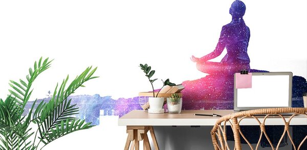 Tapeta meditacija žene