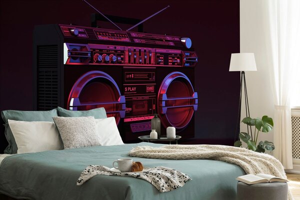 Fototapeta disco radio iz 90-ih