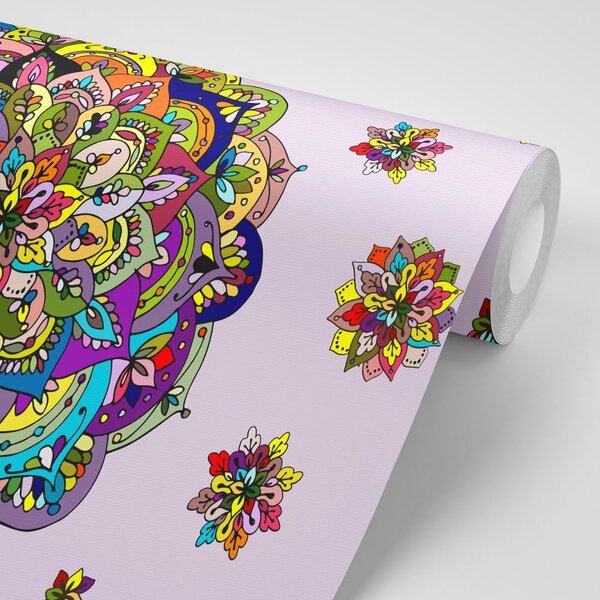 Tapeta Mandala jarkih boja