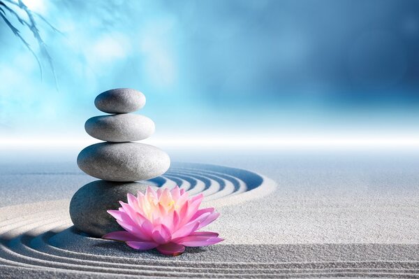 Tapeta wellness kamenje