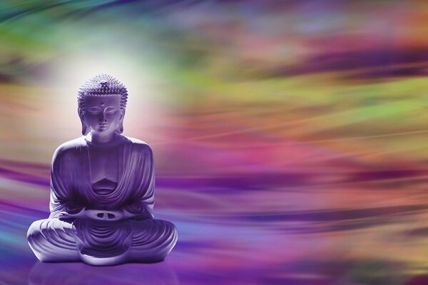 Tapeta Buddha na apstraktnoj pozadini