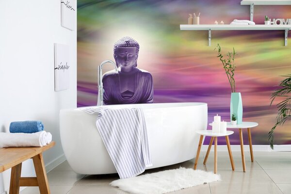Tapeta Buddha na apstraktnoj pozadini