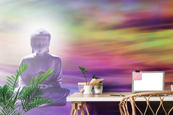 Tapeta Buddha na apstraktnoj pozadini