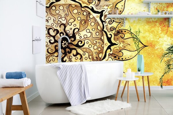 Tapeta Mandala s daškom vintage