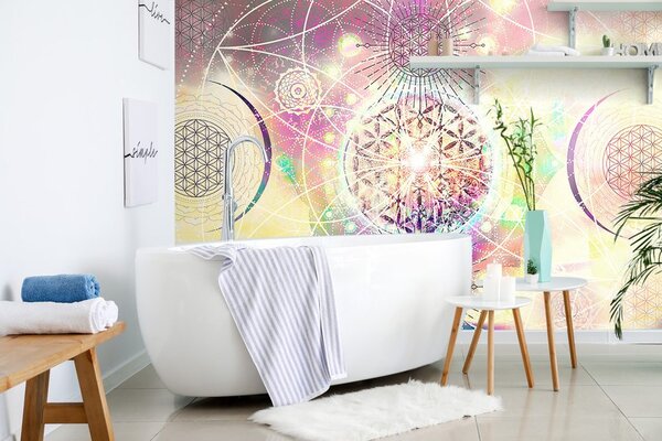 Tapeta Mandala u zanimljivom dizajnu