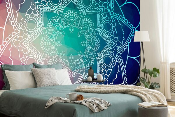 Tapeta pastelna Mandala