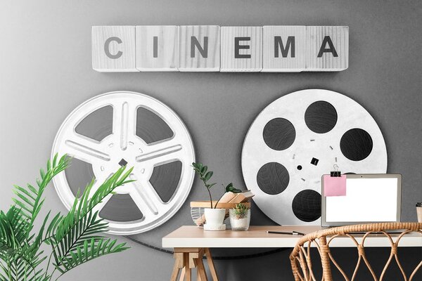 Tapeta filmska crno-bijela traka
