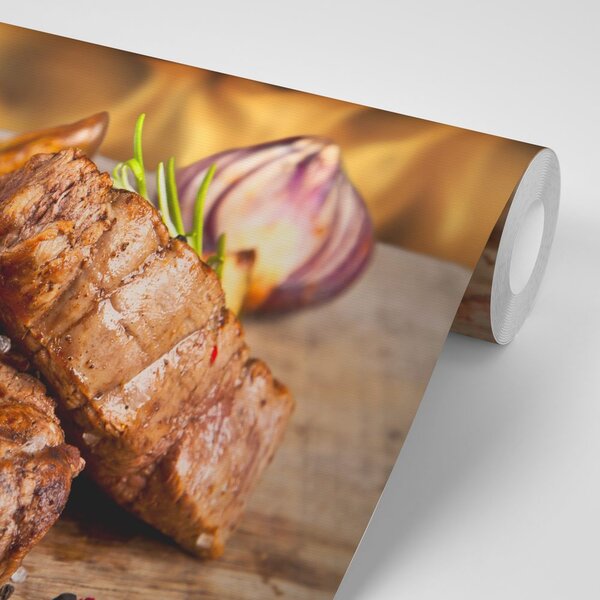 Fototapeta goveđi steak na žaru
